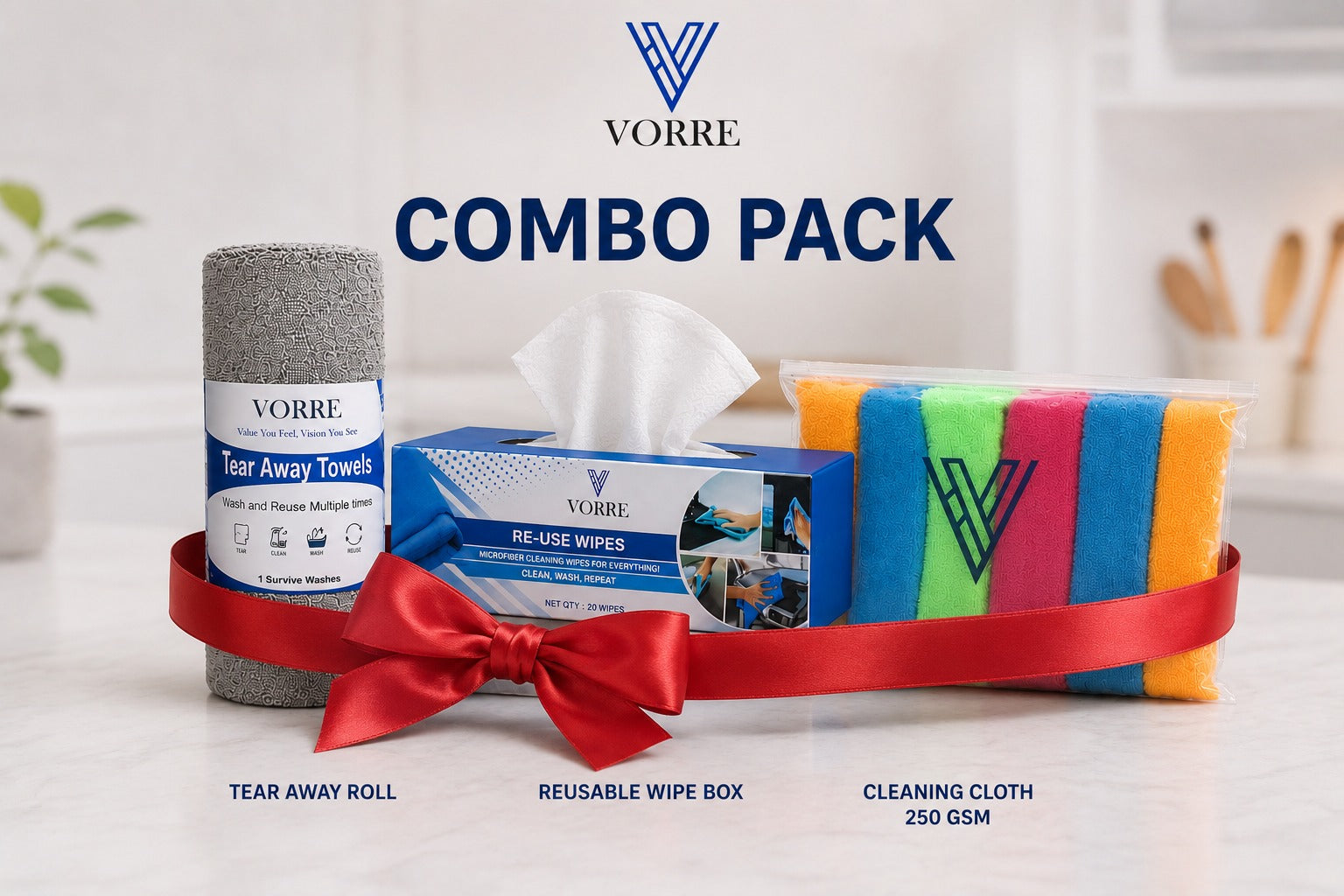 vorre microfiber everyday cleaning kit