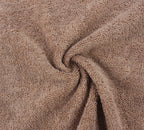Brown taupe Vorre basic microfiber cleaning cloth 320 GSM thick ultra-absorbent fabric texture.