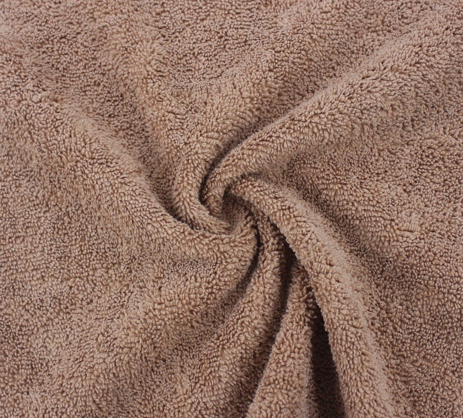 Brown taupe Vorre basic microfiber cleaning cloth 320 GSM thick ultra-absorbent fabric texture.