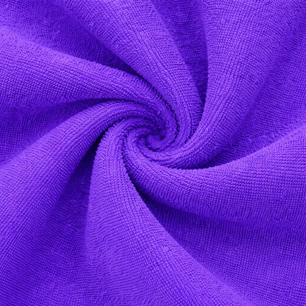 Deep purple Vorre microfiber cleaning cloth, 40x60 cm reusable wash cloth for office and home.