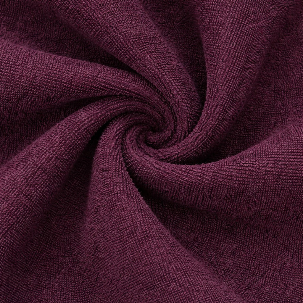 Maroon wine red Vorre microfiber cleaning cloth, plush texture multi-purpose cloth.