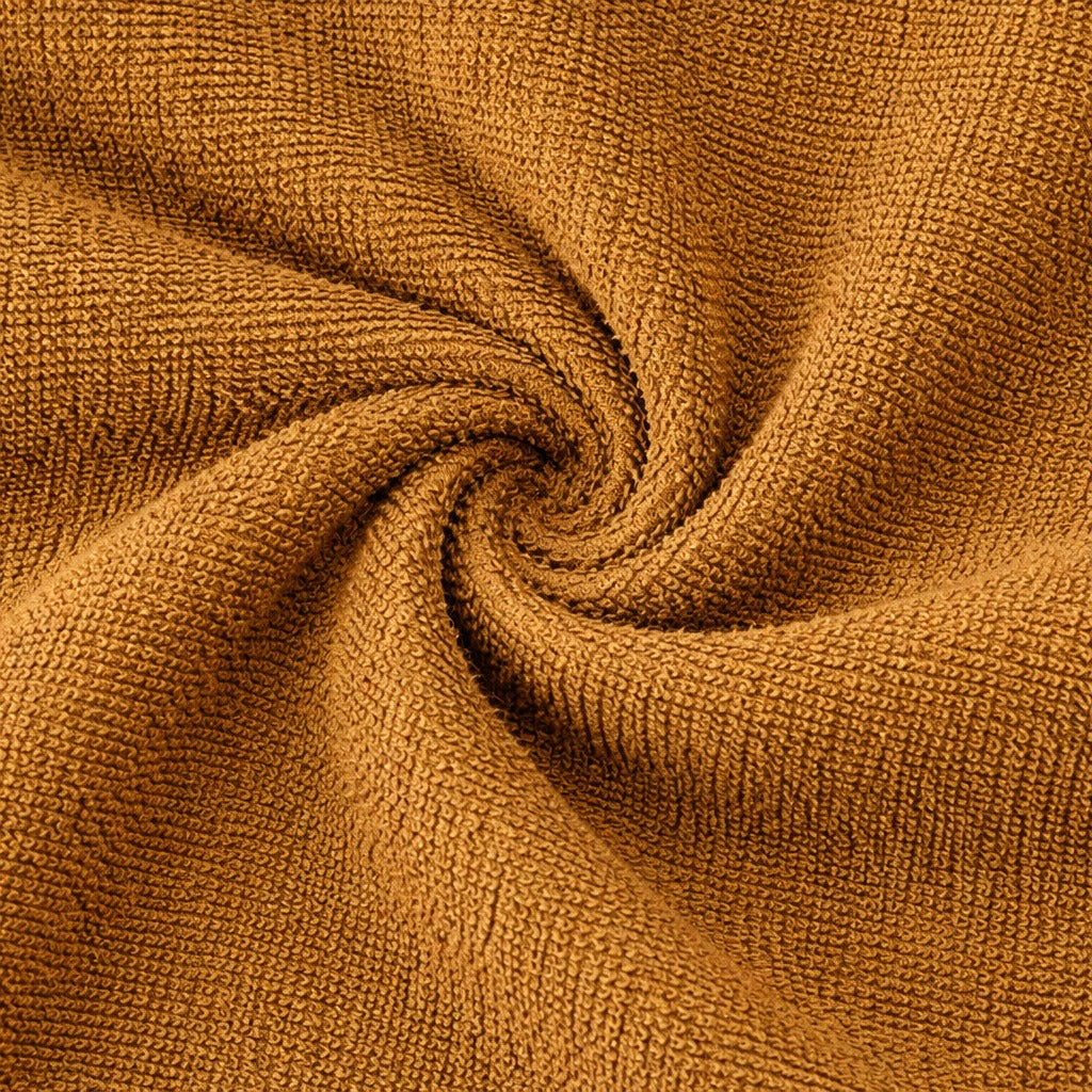 Mustard yellow Vorre microfiber cleaning cloth, 40x60 cm absorbent multi-purpose towel.