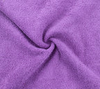 Purple Vorre basic microfiber cleaning cloth, 320 GSM streak-free wiping cloth for home and kitchen.