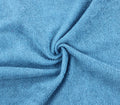 Sky blue Vorre basic microfiber cleaning cloth 220 GSM soft dust-trapping fabric close-up.