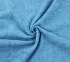 Sky blue Vorre basic microfiber cleaning cloth 220 GSM soft dust-trapping fabric close-up.