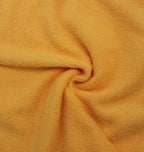 Yellow orange Vorre microfiber cleaning cloth, thick lint-free surface dusting towel.
